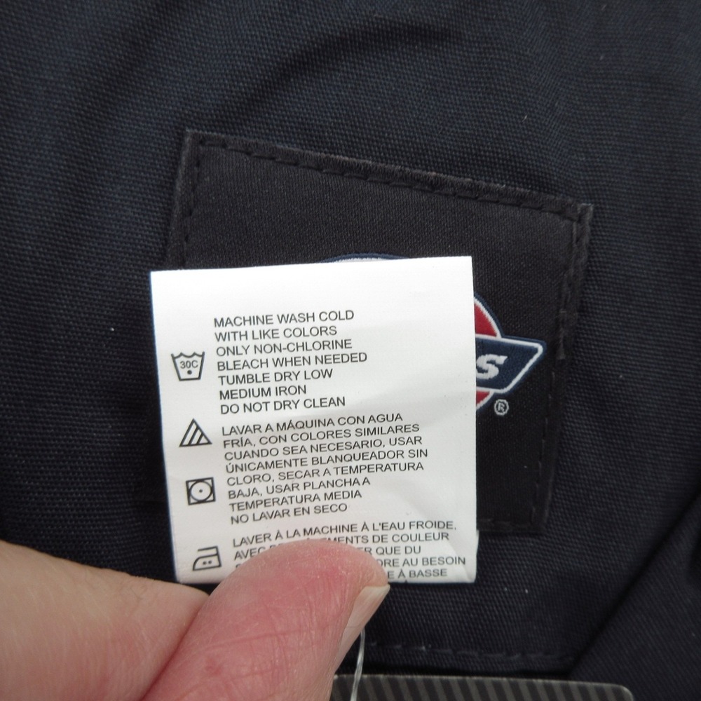 Dickies Coverall Mens Medium Navy Blue Short Sleeve Workwear Stain Release MR - Picture 5 of 8